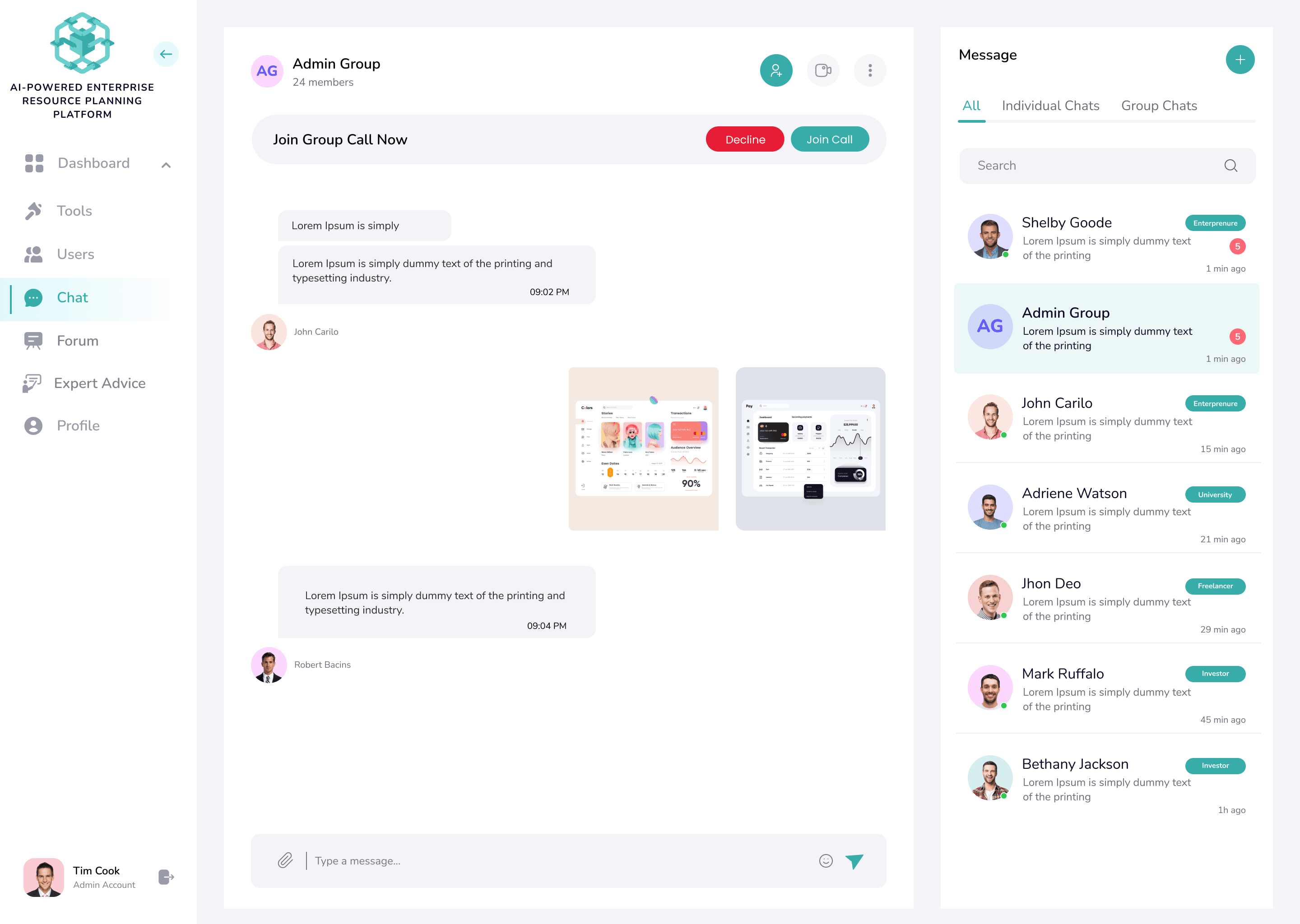 AI-Powered Enterprise Resource Planning Platform