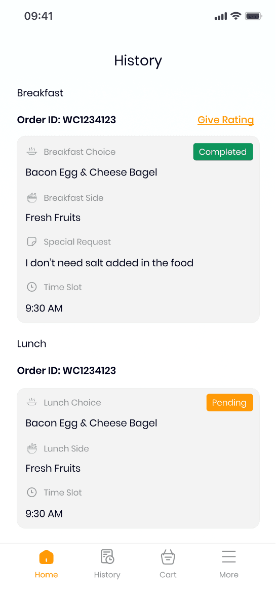 Catering App