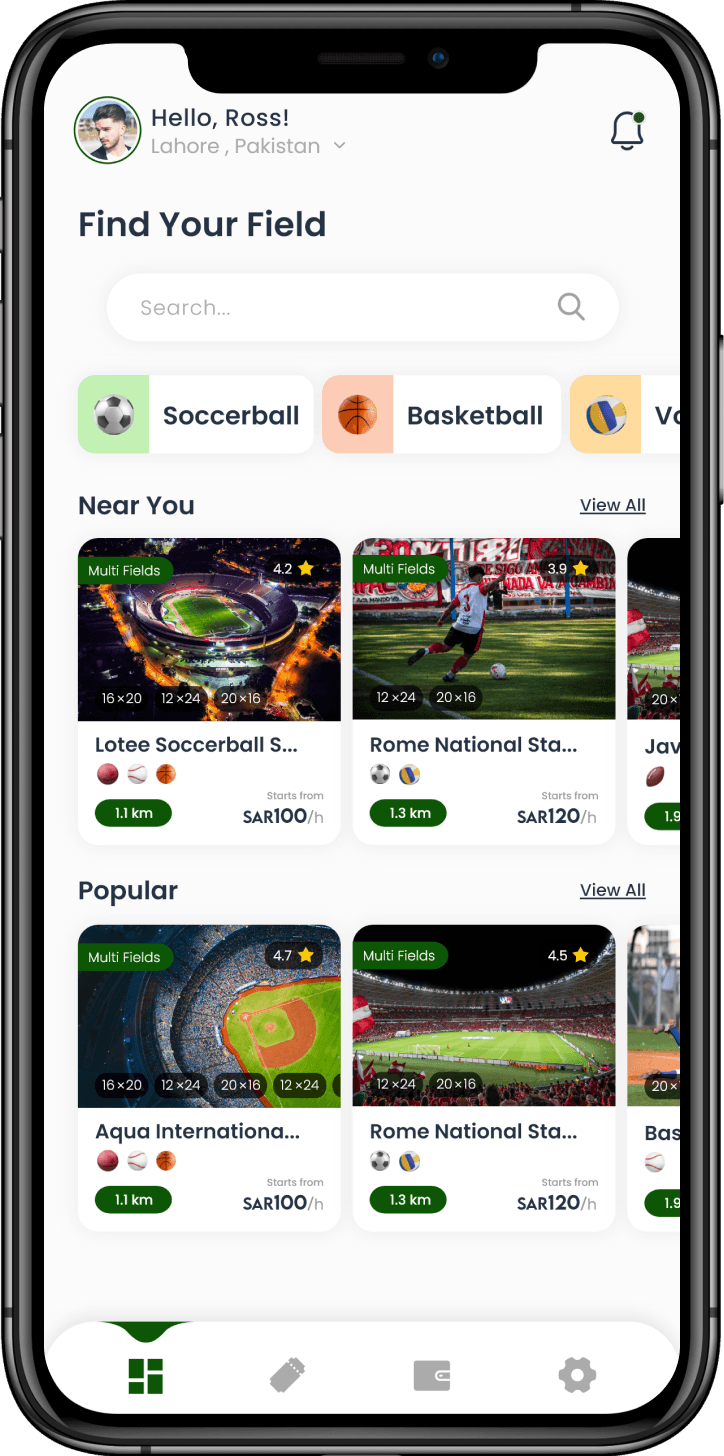 Seeking an app like Stadium Booking App?