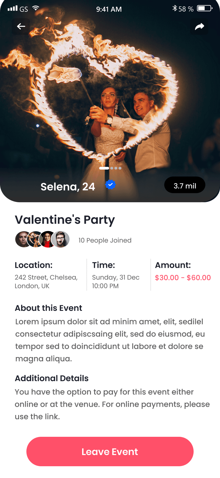 Events & Social Experiences