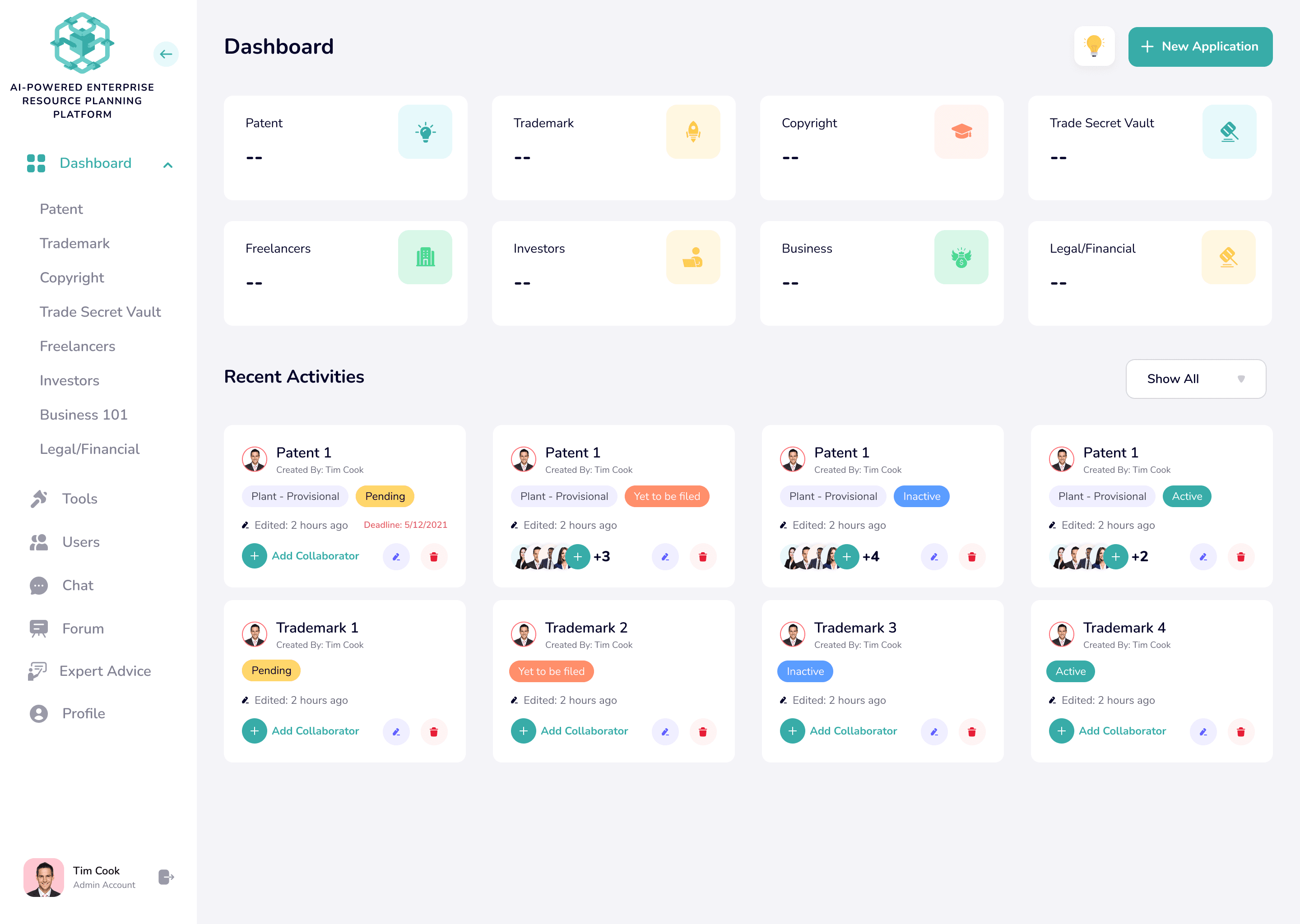 AI-Powered Enterprise Resource Planning Platform